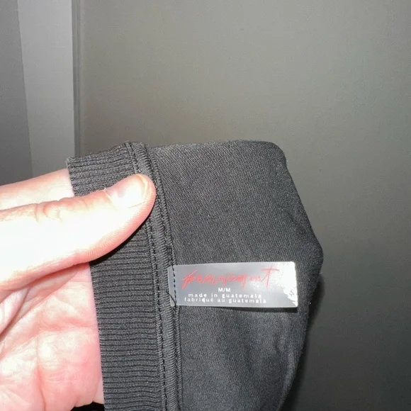 NWOT FP Movement Black Hot Shot Tee Romper - Picture 6 of 6